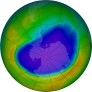 Antarctic Ozone 2016-10-01